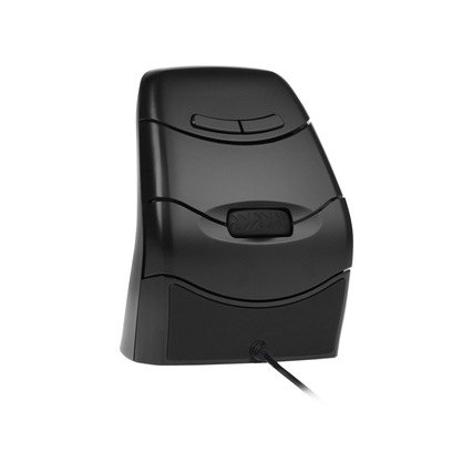 BakkerElkhuizen Optische PC Maus DXT 3 Precision Links- und Rechtshänder ergonomisch USB-C schwarz