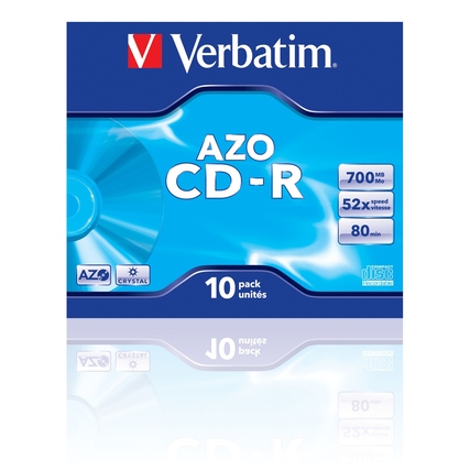 Verbatim CD-R Jewelcase 10 St./Pack. Produktbild pa_produktabbildung_2 XL