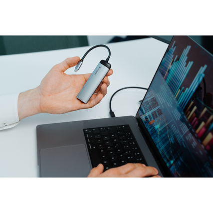 Verbatim USB-Hub USB-C Produktbild pa_ohnedeko_1 XL
