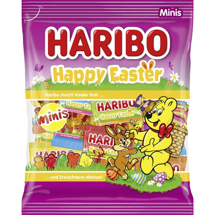HARIBO Fruchtgummi Happy Easter Minis 250 g/Pack.