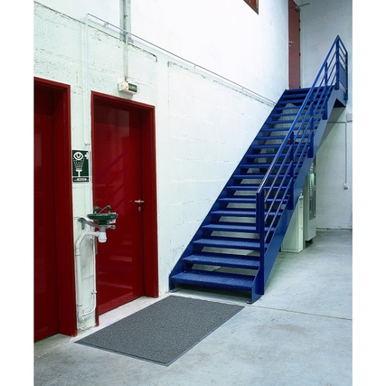Doortex Schmutzfangmatte twistermat® Außenbereich 60 x 90 cm (B x L) grau Produktbild pa_ohnedeko_1 XL