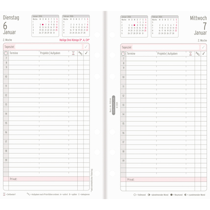 Chronoplan Einlage Kalender Midi 2026 Produktbild pa_produktabbildung_2 XL