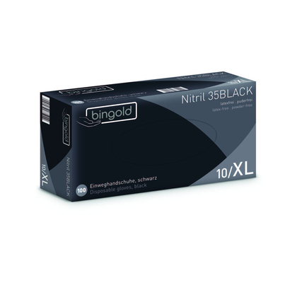 BINGOLD Einweghandschuhe Nitril 35BLACK XL Produktbild pa_produktabbildung_1 XL