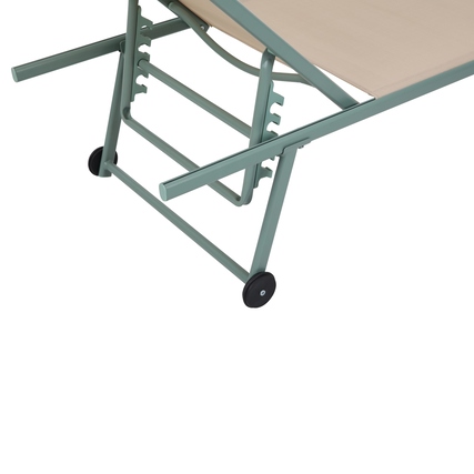 BEST Gartenliege Travis grün/beige Produktbild pa_produktabbildung_5 XL