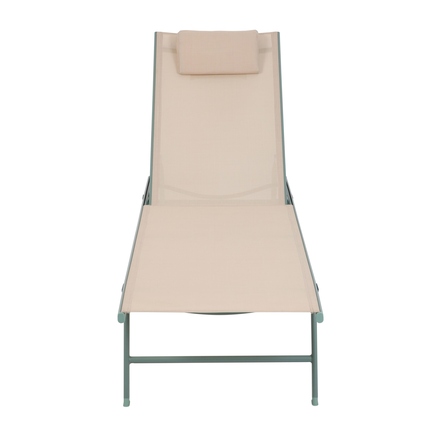 BEST Gartenliege Travis grün/beige Produktbild pa_produktabbildung_4 XL