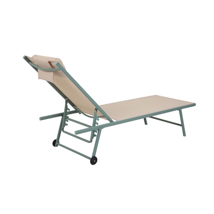 BEST Gartenliege Travis grün/beige Produktbild pa_produktabbildung_3 XL