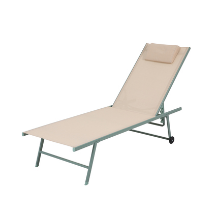 BEST Gartenliege Travis grün/beige Produktbild pa_produktabbildung_1 XL