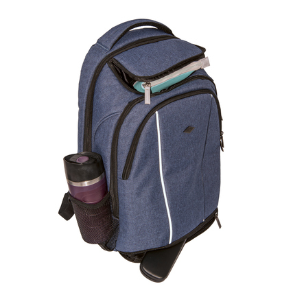 WEDO® Notebookrucksack DENIM Notebooks bis (15,6"), Tablets bis (10,5") Produktbild pa_anwendungsbeispiel_1 XL