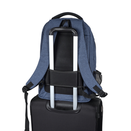 WEDO® Notebookrucksack DENIM Notebooks bis (15,6"), Tablets bis (10,5") Produktbild pa_ohnedeko_2 XL