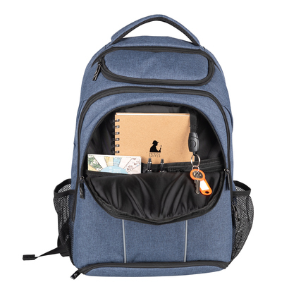 WEDO® Notebookrucksack DENIM Notebooks bis (15,6"), Tablets bis (10,5") Produktbild pa_ohnedeko_3 XL
