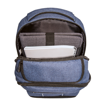 WEDO® Notebookrucksack DENIM Notebooks bis (15,6"), Tablets bis (10,5") Produktbild pa_ohnedeko_4 XL