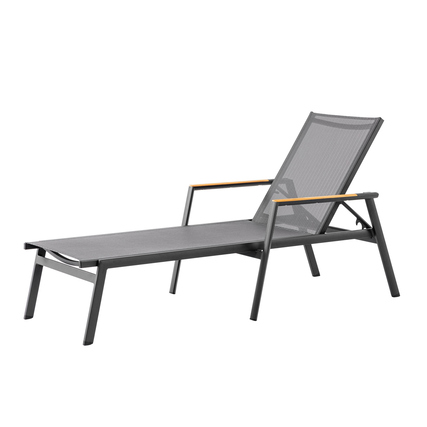 BEST Gartenliege Paros anthrazit Produktbild pa_produktabbildung_1 XL