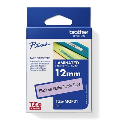 Brother Schriftbandkassette P-touch 12 mm x 4 m (B x L) TZe-MQF31 Produktbild pa_produktabbildung_1 XL