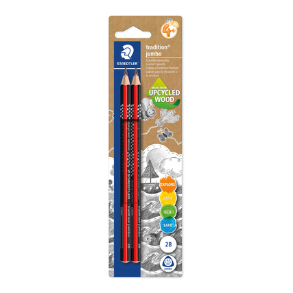 STAEDTLER® Bleistift tradition® jumbo 2B Produktbild pa_produktabbildung_1 XL