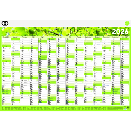 Soennecken Plakatkalender oeco 2026 Produktbild pa_produktabbildung_1 XL