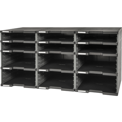 Exacompta Sortierstation Modulodoc ECOBlack 12 Fächer Produktbild pa_produktabbildung_1 XL