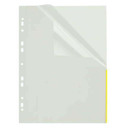 FolderSys Prospekthülle Index DIN A4 gelb Produktbild pa_produktabbildung_1 XL