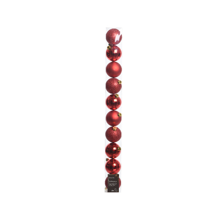 DECORIS Christbaumschmuck Kugel Durchmesser 6 cm weihnachtsrot Produktbild pa_produktabbildung_2 XL