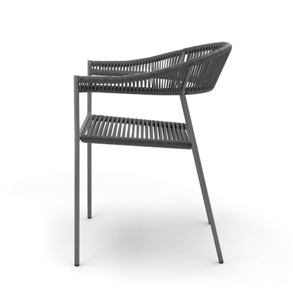 BEST Gartenstuhl Sebastian anthrazit Produktbild pa_produktabbildung_2 XL