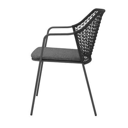 BEST Gartenstuhl Burano anthrazit Produktbild pa_produktabbildung_3 XL
