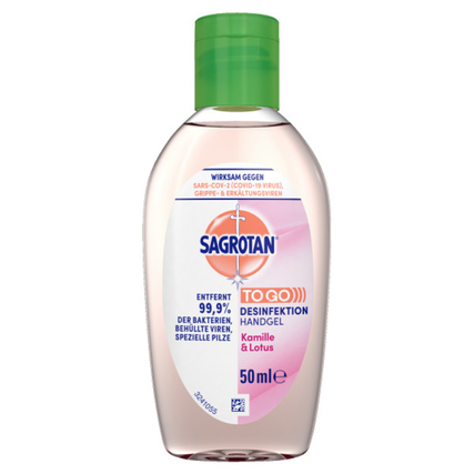 Sagrotan Handdesinfektion Gel Kamille & Lotus 0,050 l Produktbild pa_produktabbildung_1 XL