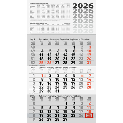 Glocken Wandkalender 2026 Produktbild pa_produktabbildung_1 XL