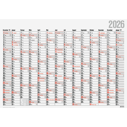 Glocken Plakatkalender 2026 Produktbild pa_produktabbildung_1 XL