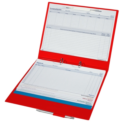 BOI Patienten-Dokumentationsmappe click plus ambulante Dienste rot Produktbild pa_ohnedeko_1 XL