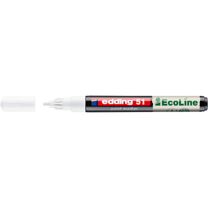 edding Lackmarker 51 EcoLine weiß Produktbild pa_produktabbildung_1 XL