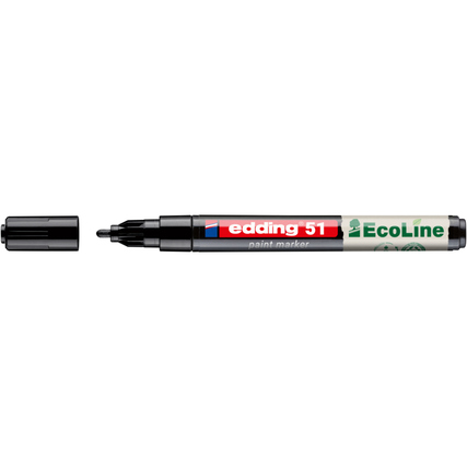 edding Lackmarker 51 EcoLine schwarz Produktbild pa_produktabbildung_1 XL