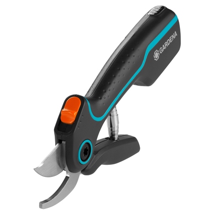 Gartenschere AssistCut mit ergonomischem Griff und Bypass-Schneidprinzip in Seitenansicht.