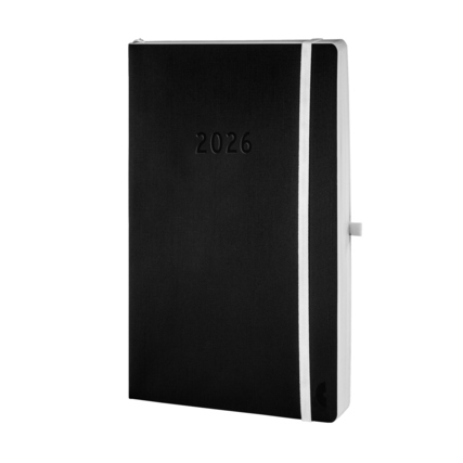 Chronoplan Buchkalender Black Edition 2026 Produktbild pa_produktabbildung_1 XL