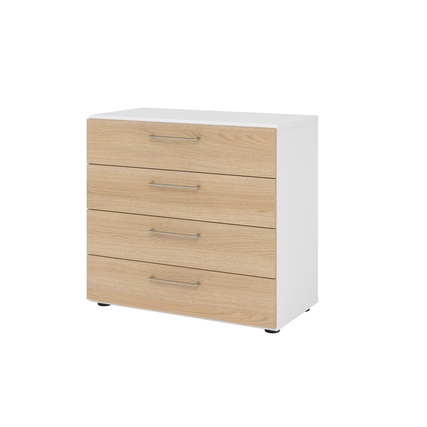 Hammerbacher Schubladenschrank V9 Advanced weiß eiche Produktbild pa_produktabbildung_1 XL