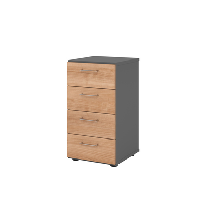 Hammerbacher Schubladenschrank V9 Advanced nussbaum graphit Produktbild pa_produktabbildung_1 XL