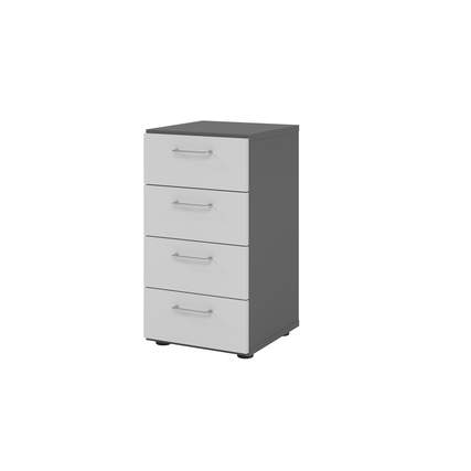 Hammerbacher Schubladenschrank V9 Advanced grau graphit Produktbild pa_produktabbildung_1 XL