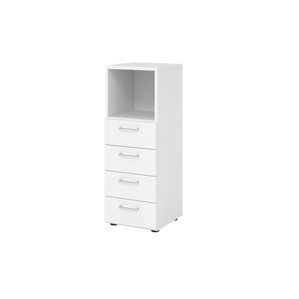 Hammerbacher Regalschrank V9 Advanced weiß weiß Produktbild pa_produktabbildung_1 XL
