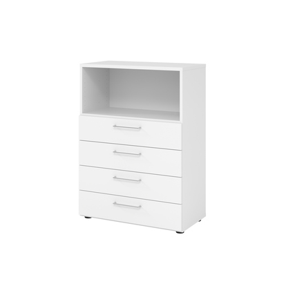 Hammerbacher Regalschrank V9 Advanced weiß weiß Produktbild pa_produktabbildung_1 XL