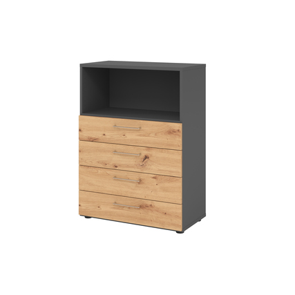 Hammerbacher Regalschrank V9 Advanced graphit asteiche Produktbild pa_produktabbildung_1 XL