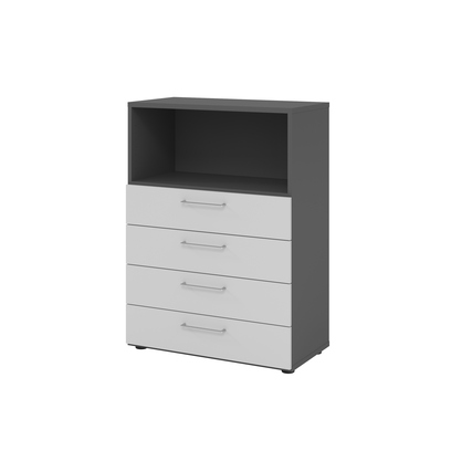 Hammerbacher Regalschrank V9 Advanced graphit grau Produktbild pa_produktabbildung_1 XL