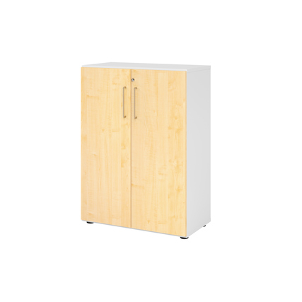 Hammerbacher Flügeltürenschrank V9 Advanced weiß ahorn Produktbild pa_produktabbildung_1 XL