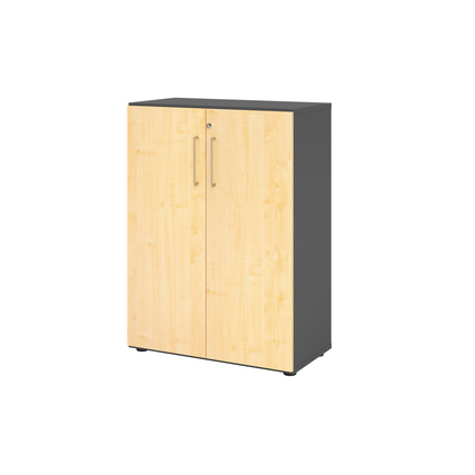 Hammerbacher Flügeltürenschrank V9 Advanced graphit ahorn Produktbild pa_produktabbildung_1 XL