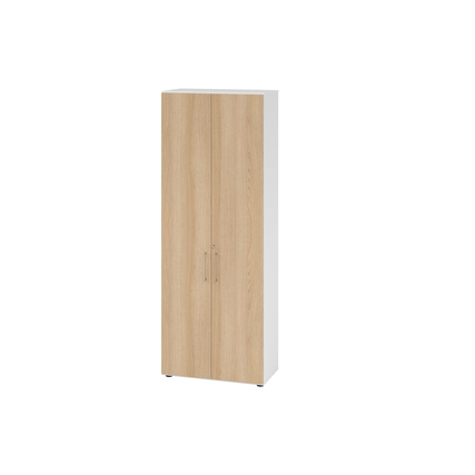 Hammerbacher Flügeltürenschrank V9 Advanced weiß eiche Produktbild pa_produktabbildung_1 XL
