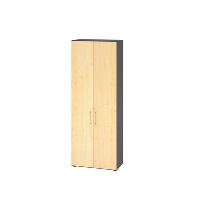 Hammerbacher Flügeltürenschrank V9 Advanced graphit ahorn Produktbild pa_produktabbildung_1 XL
