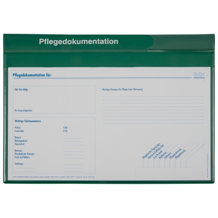 BOI Patienten-Dokumentationsmappe system-line ambulante Dienste grün Produktbild pa_ohnedeko_1 XL