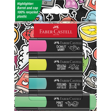 Faber-Castell Textmarker Textliner 46 Graffiti 4 St./Pack. Produktbild pa_produktabbildung_1 XL
