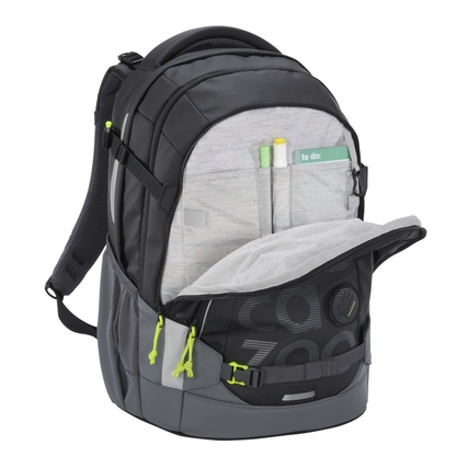 COOCAZOO Schulrucksack MATE Tarp Black Thunder Produktbild pa_ohnedeko_1 XL