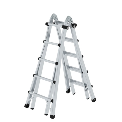 MUNK Teleskopleiter max. Arbeitshöhe 4,2 m Produktbild pa_produktabbildung_1 XL
