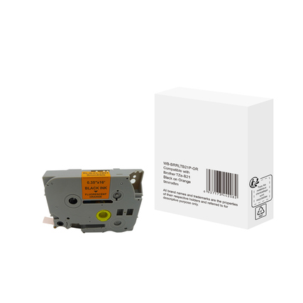 Schriftbandkassette Kompatibel mit Brother TZe-B21 Produktbild pa_produktabbildung_1 XL