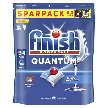 FINISH Spülmaschinentabs Quantum Fresh 94 St./Pack.
