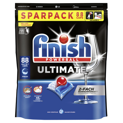 FINISH Spülmaschinentabs Ultimate Fresh 88 St./Pack.